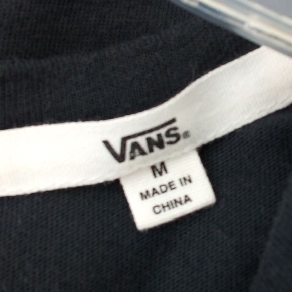 Vans Romper Black Drawstring Waist M Skater Retro Early 2000's - Picture 4 of 8